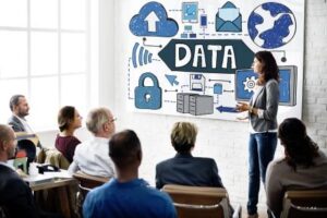 Data Storage Connection Upload Information Concept